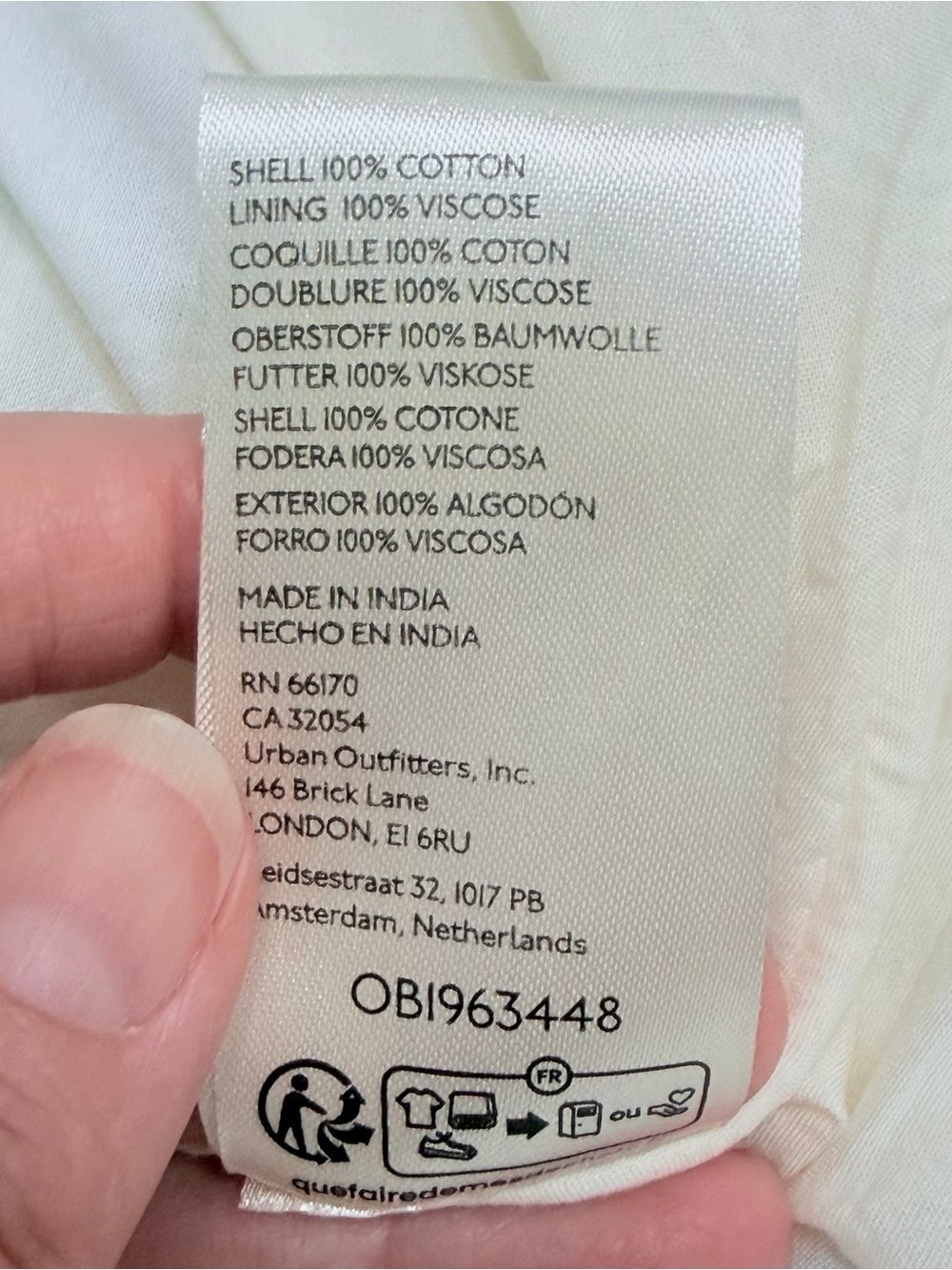 Free People Susie Hydrangea mini dress with keyhole back, size small - Picture 10 of 10
